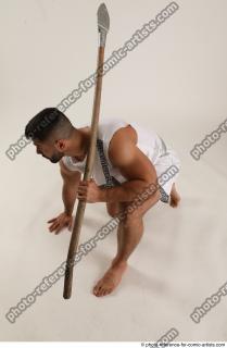 11 2019 01 ATILLA KNEELING POSE WITH SPEAR